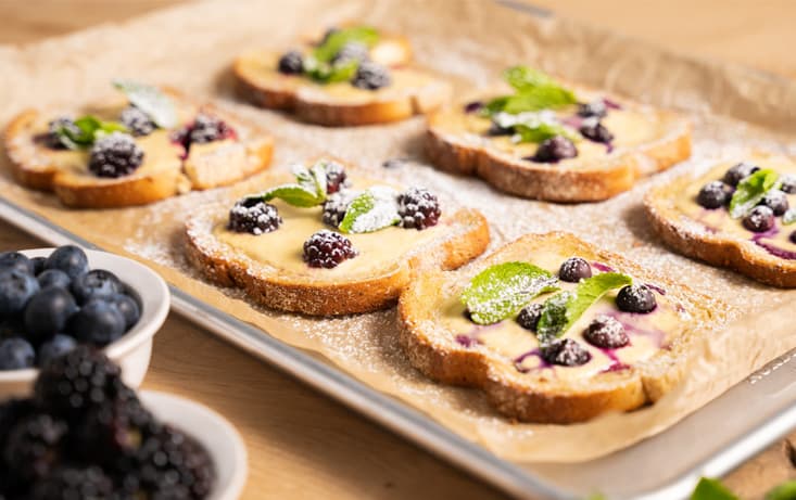 Yoghurt Toast mit griechischen yoghurt - Kraft BRÖD